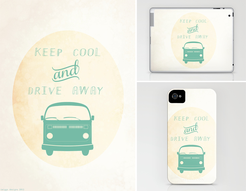 Kepp-Cool-&-Drive-away // Twiggs Designs