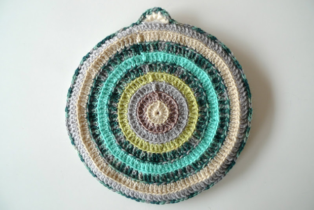 Pega Azul, Verde e Bege com Lã Poveira Mimitrika por Alexandra Durão