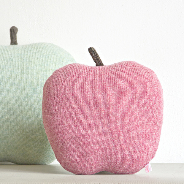 Studio Meez, Apple Shape Cushion, Soft Toys, Holiday Gifts for Children